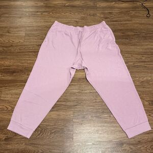 Victoria's Secret Glow Waffle Henley Jogger Thermal Pajama Pant Lilac Purple XXL